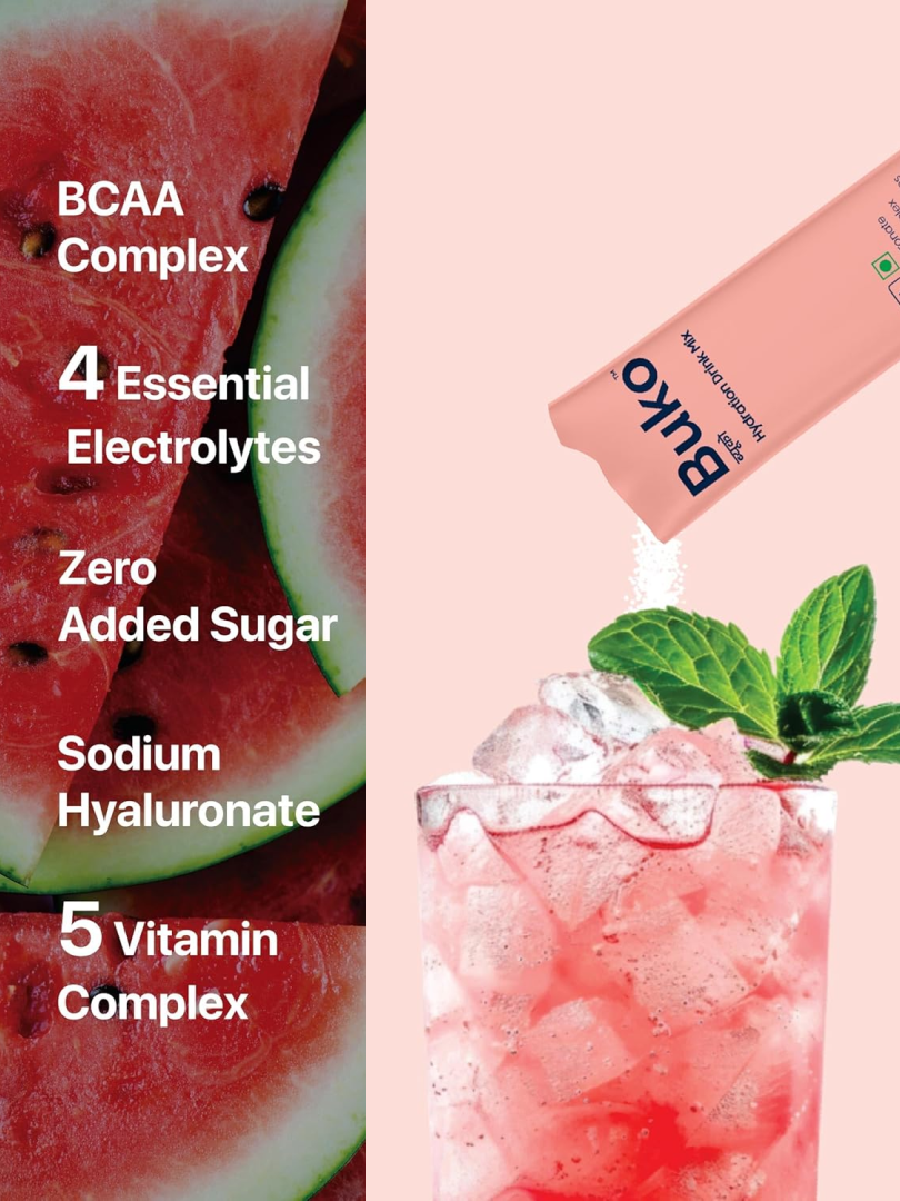 Buko Hydration Drink Mix Watermelon Flavour (Pack of 5)