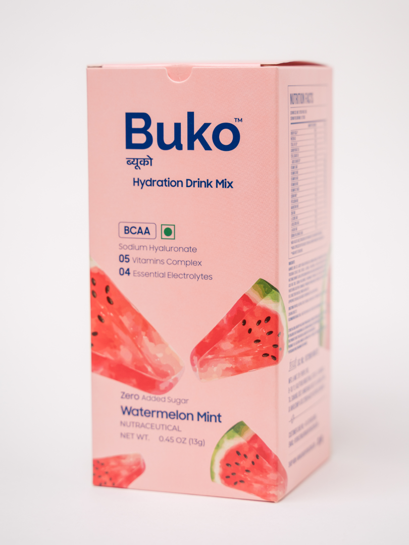 Buko Hydration Drink Mix Watermelon Flavour (Pack of 12)